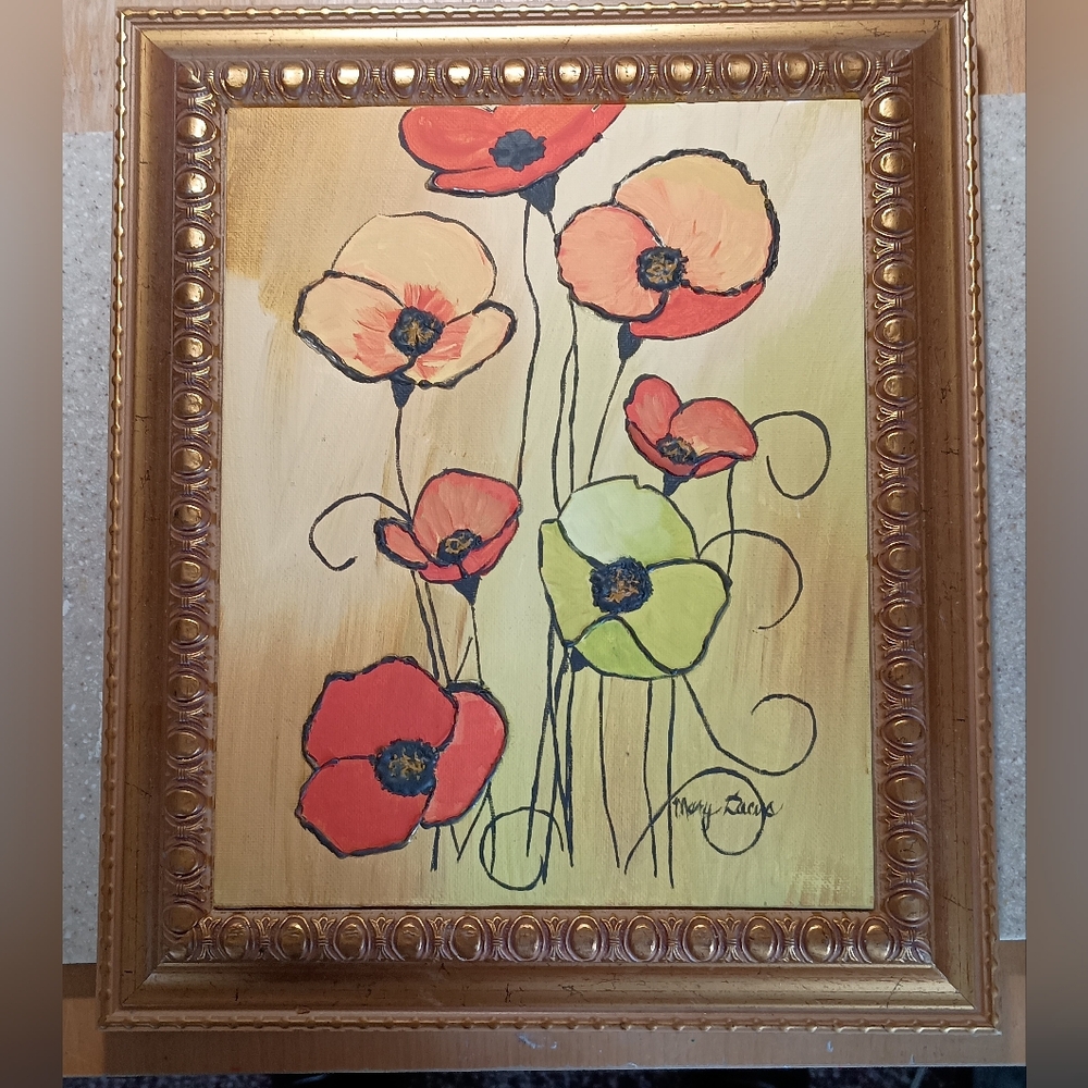 Art Deco Poppies